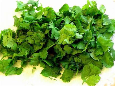 Coriander contains vitamins A, B and C which are beneficial for male potency. 